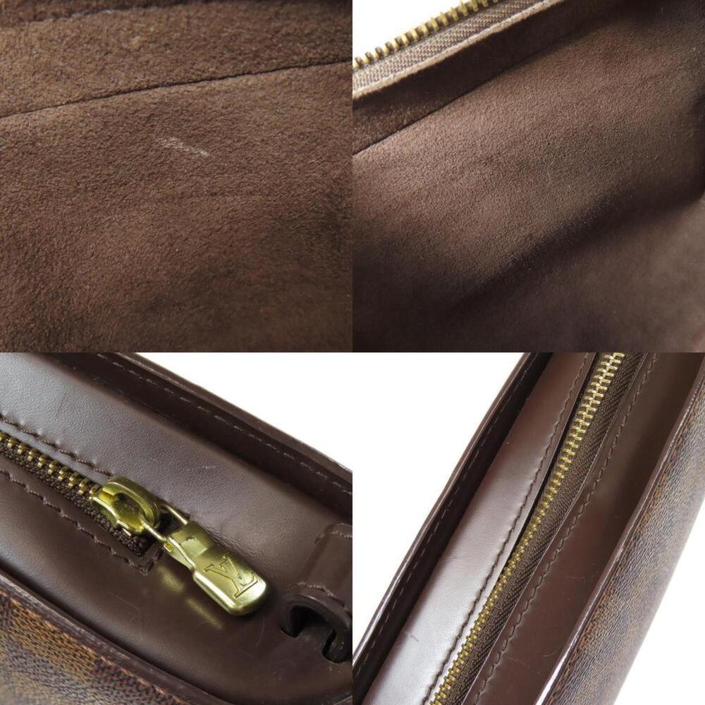 LOUIS VUITTON Brown Damier Canvas Clutch Bag - Picture 8 of 11